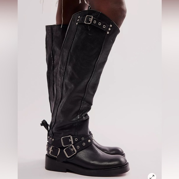Free People We the People Shoes - NEW FREE PEOPLE We The Free Janey Tall Engineer Boots